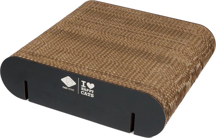 D&D Krabplank DAVID wandplank S, 30x29x24cm (24 cm, Bruin, Black)