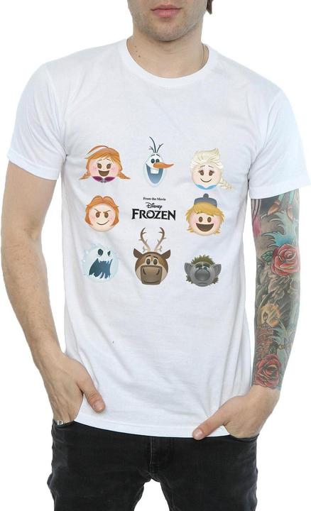 Immagine prodotto Disney Frozen Heads Maglietta Uomo (XL)