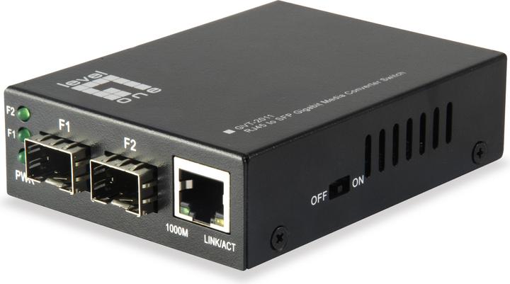 Produktbild LevelOne GVT-2011: Media Konverter RJ45-SFP (Media Konverter)