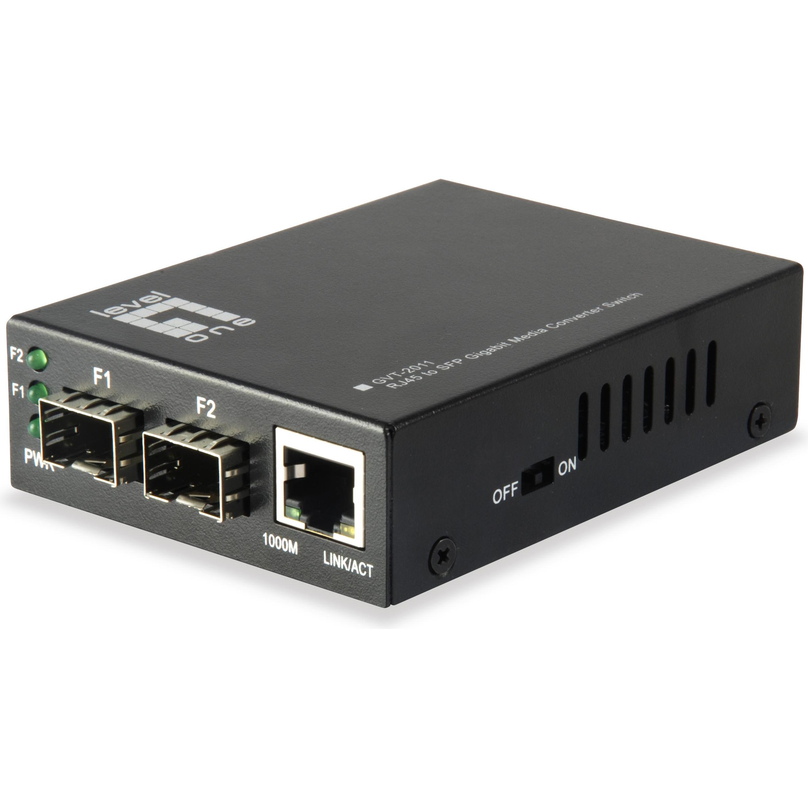 LevelOne GVT-2011: Media Konverter RJ45-SFP (Media Konverter), Netzwerk Zubehör