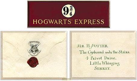 Image du produit NoName HARRY POTTER - Lettre Poudlard - Set de 3 magnets (3 x)