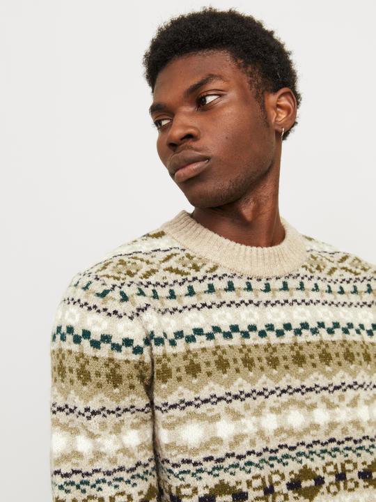 Produktbild Jack & Jones All Over Print Strickpullover Strickpullover (S)