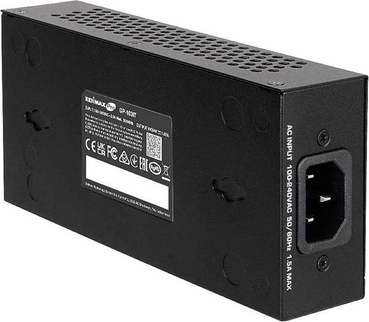 Actual product image edimax GP-103IT (802.3af (PoE), 802.3bt (PoE++), 802.3at (PoE+), 90 W)
