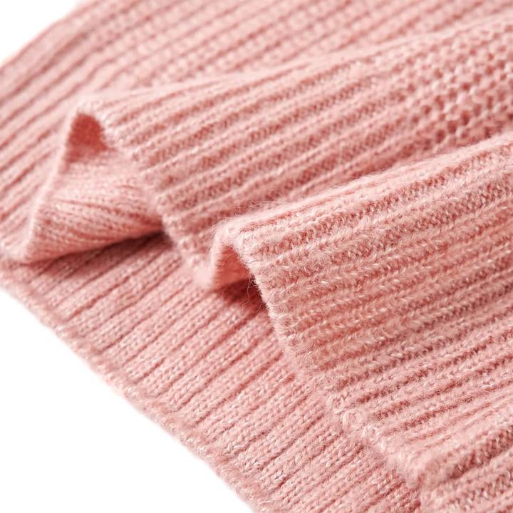 Produktbild VidaXL Kinder-Pulloverweste Gestrickt Hellrosa 140,Material: 67 (140)