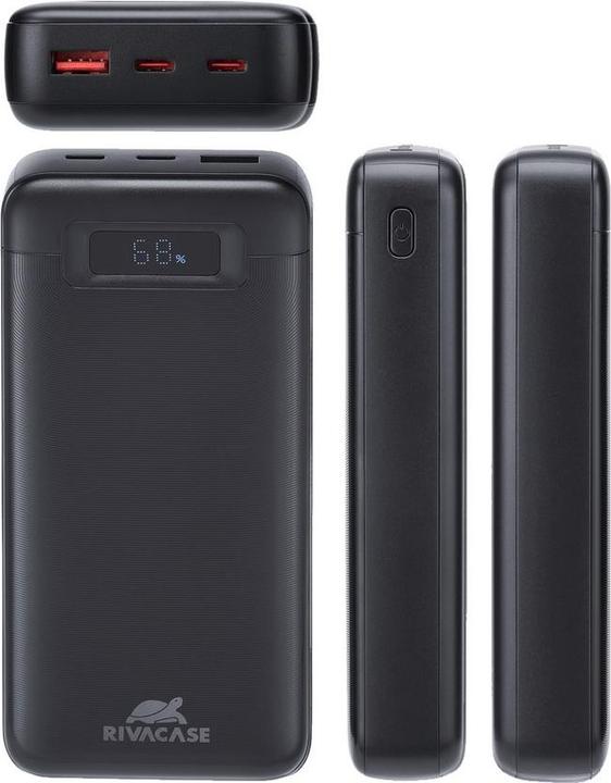 Actual product image Rivacase VA1082 PD 65W 20000mah Powerbank Black (20000 mAh, 65 W)