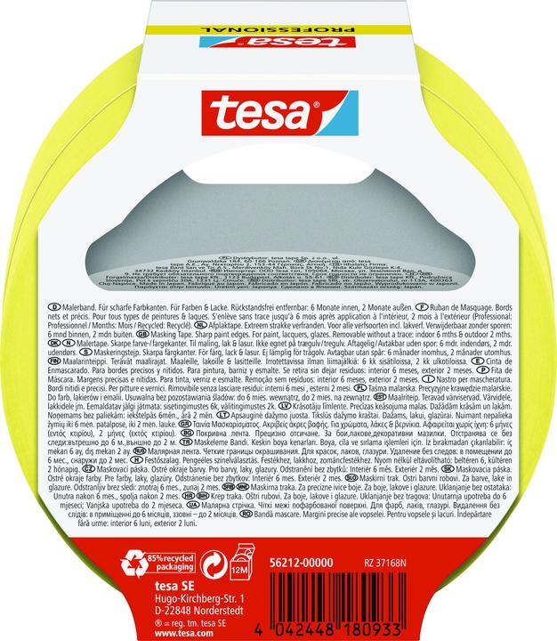 Actual product image tesa 2x PROFESSIONAL painter's tape (25 mm)