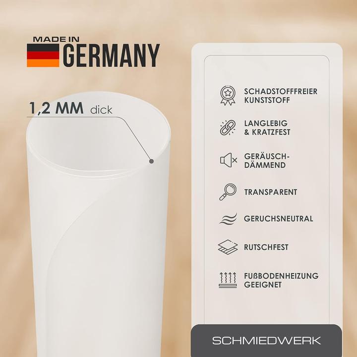 Schmiedwerk Bodenschutzmatte für Fitnessgeräte