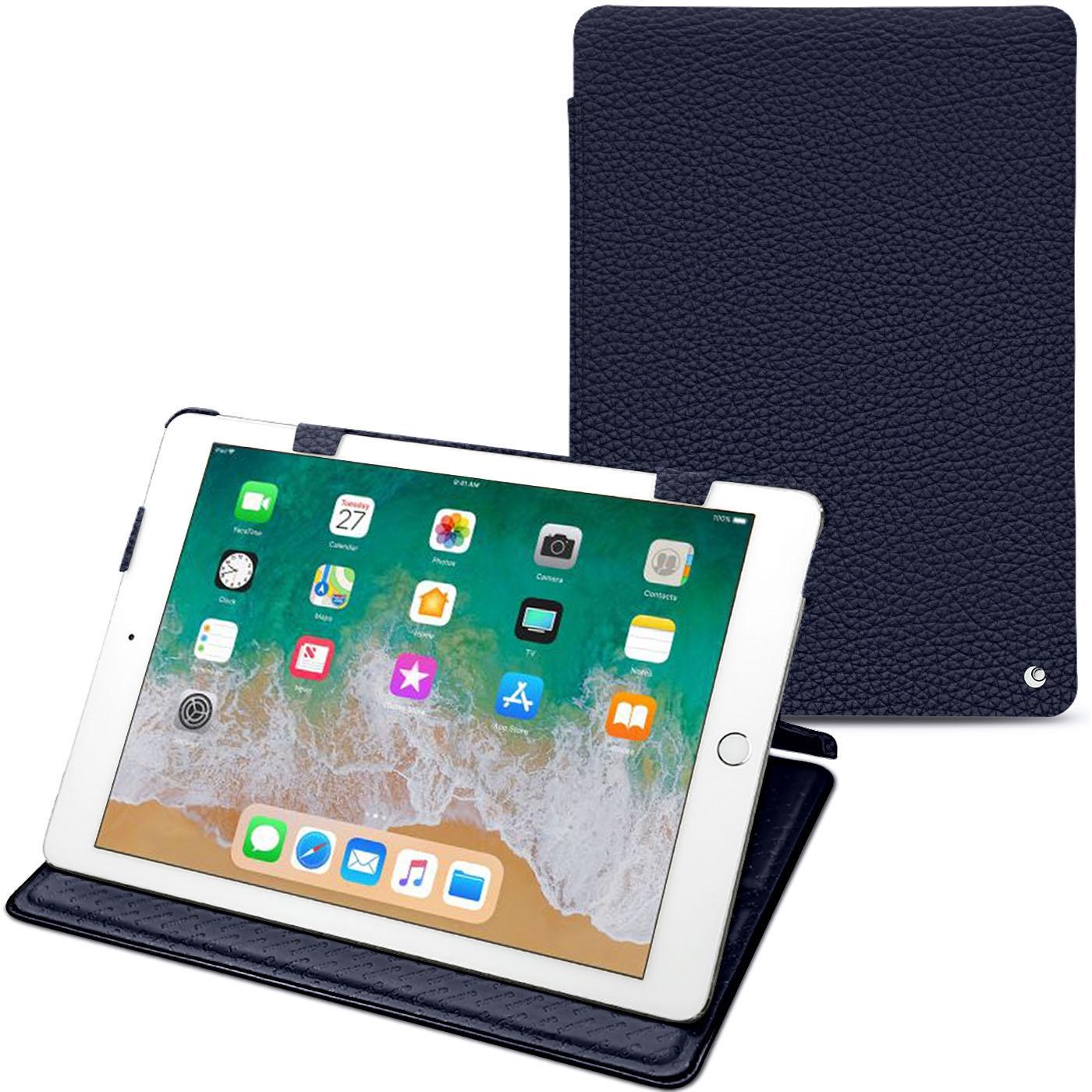 Noreve Lederschutzhülle horizontal (IPad 9.7 (2018)), Tablet Hülle, Violett