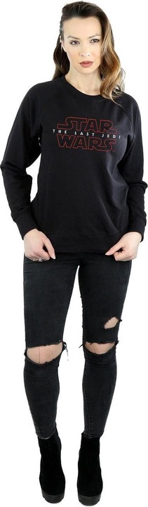 Actual product image Star Wars Womens/Ladies The Last Jedi Logo Sweatshirt (L)
