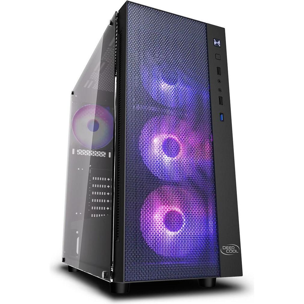 Thumbnail - Deepcool Matrexx 55 Mesh (ATX, mATX, Mini-ITX, E-ATX), PC Gehäuse, Schwarz