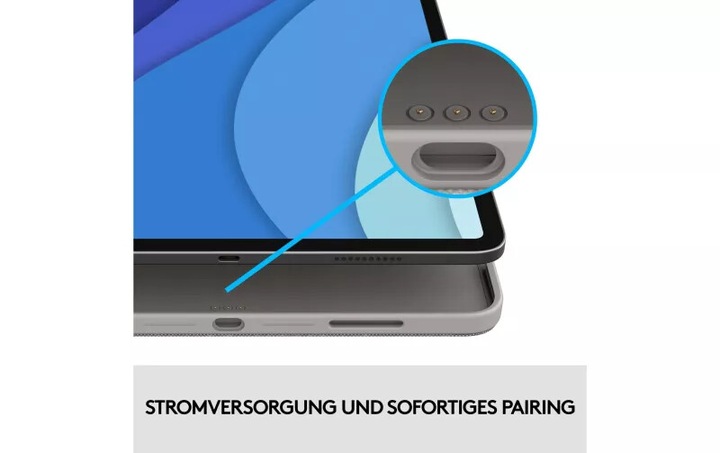 Image du produit Logitech Combo Touch (CH, iPad Pro 12.9 2022 (6e génération), iPad Pro 12.9 2021 (5ème génération))
