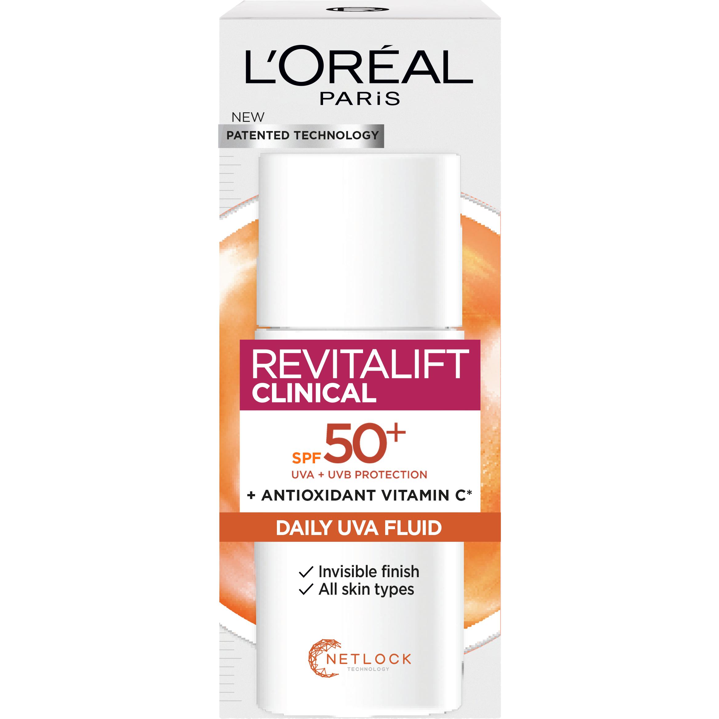 L'Oréal Paris, Sonnencreme, L'Oréal - Revitalift Clinical Daily Moisturizing Fluid SPF50 - 50ml (Sonnencreme, SPF 50, 50...
