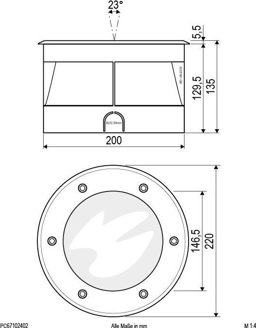 Produktbild EVN PC67102402 (1636 lm, IP67)
