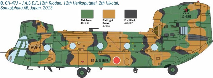 Produktbild Italeri 1:48 CHINOOK HC.2 CH-47F