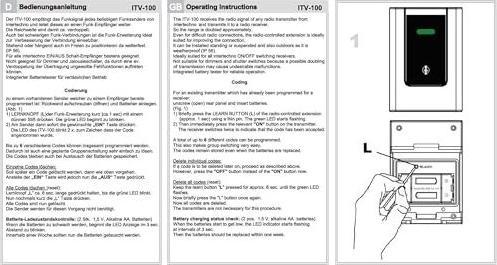 Immagine prodotto intertechno Estensione radio ITV-100