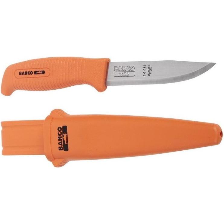 Bahco, Mehrzweckmesser, Universalmesser mit 1-Komponenten-Griff und Holster mit zwei Knöpfen - 15 Teile pro Thekendispla...