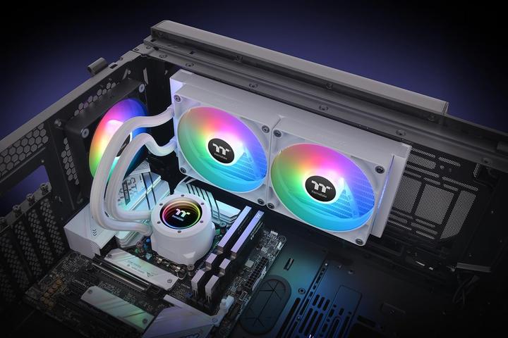 Image du produit Thermaltake TH280 V2 ARGB Sync CPU Liquid Cooler All-In-One wh
