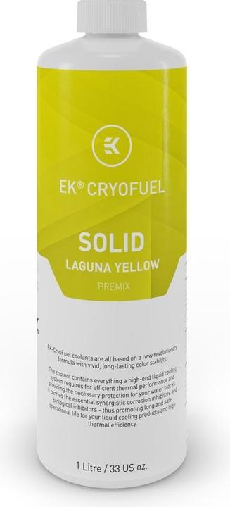 Produktbild EKWB EK-CryoFuel Solid Premix - Laguna Yellow (1000 ml, Fertiggemisch)