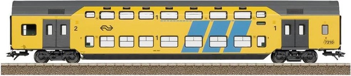 Actual product image Trix H0 23277 H0 NS type DDM2/3-ABv double-decker coach, 1st/2nd class (Track H0)