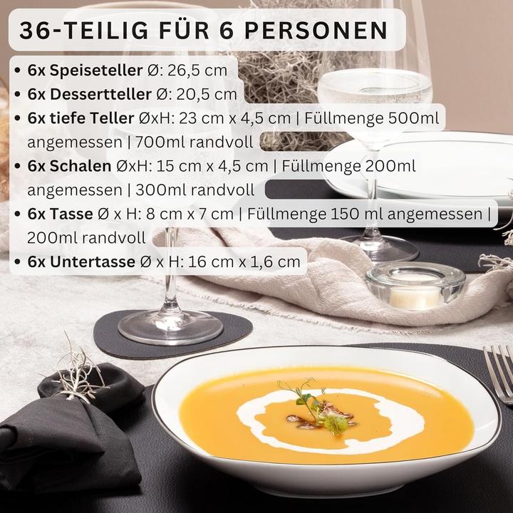 Produktbild Sänger Geschirr Geschirrservice Bilgola (36 Stk.)