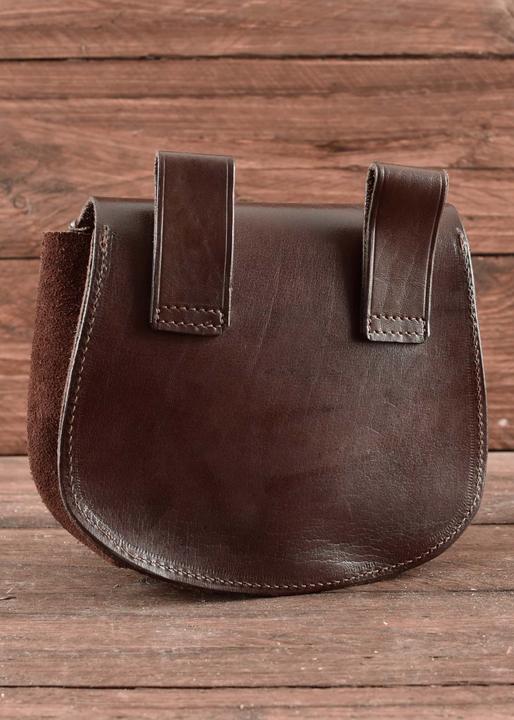 Immagine prodotto Battle Merchant Marsupio da cintura in pelle goffrata Thorshammer marrone