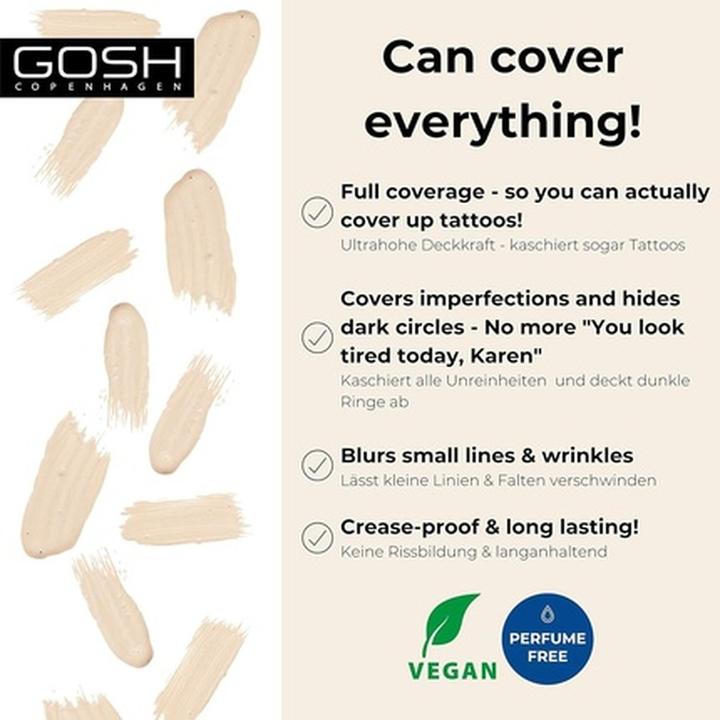 Actual product image Gosh Wow (002 Ivory)