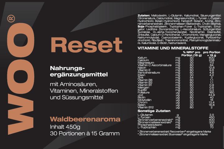 Actual product image Woo Reset (Wild berries, 1 pcs., 450 g)