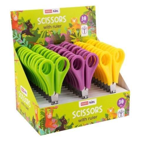 Easy Schulschere 13 cm mit Skala (30 Stück) EINFACH (13 cm) (48985993)