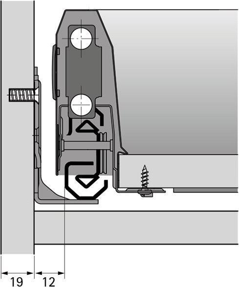 Actual product image Hettich Full-extension Actro Silent System