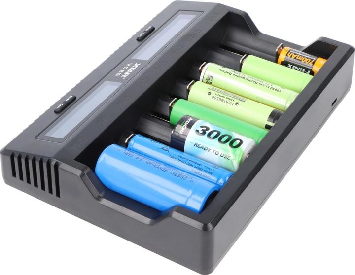 Image du produit Xtar VC8S 8fach Schnell-Ladegerät für 1-8 Li-Ion 3,6V und 3,7V Akku und NiMH
