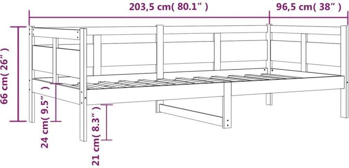 Image du produit vidaXL Tagesbett (90 x 200 cm)