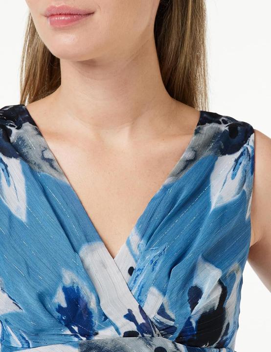 Image du produit Gina Bacconi Maxi-robe imprimée avec ruchés à la taille (36)