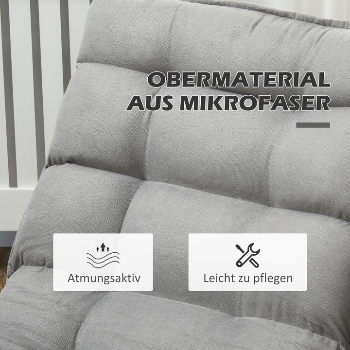Image du produit Homcom Siège au sol avec dossier réglable à 120 degrés