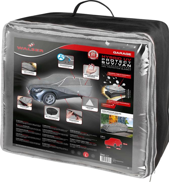 Produktbild Walser Auto-Hagelschutzplane Hybrid UV Protect Hagelschutzgarage SUV/VAN Grösse 8