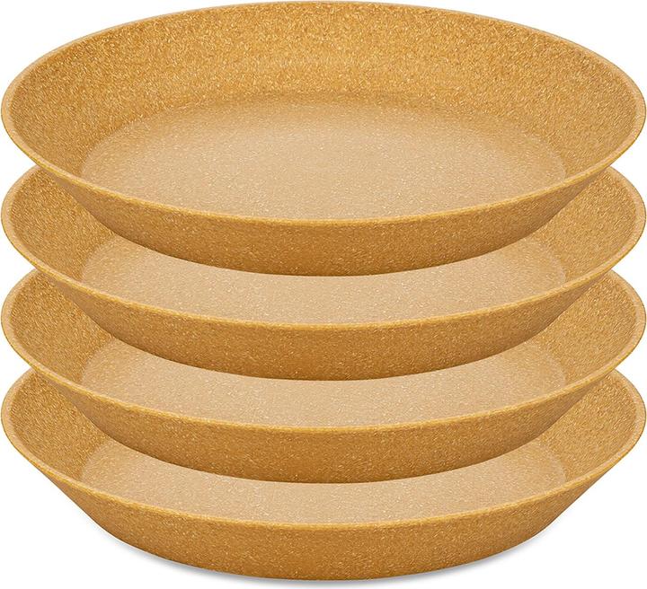 Actual product image Koziol Soup & Pasta Plate Connect 24 cm, 4 pieces, Grey (4 x, 24 cm)