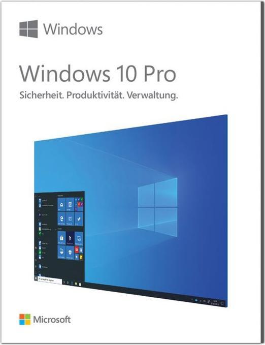 Actual product image Microsoft Windows 10 Pro (1 User, unlimited)