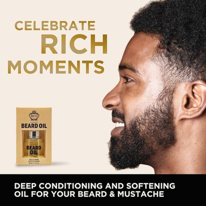 Produktbild Rich Luxury Beard Oil for Men - Deep Conditioning and Softening