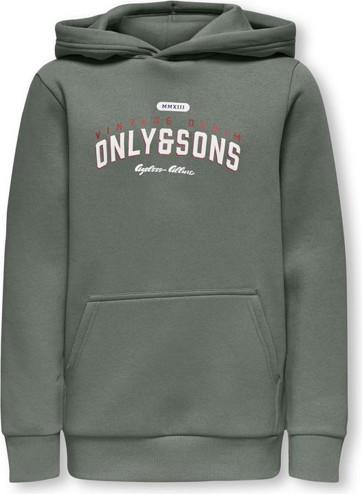 Only & Sons Junior Osjceres Reg Vintage Print Hood Swt Noos