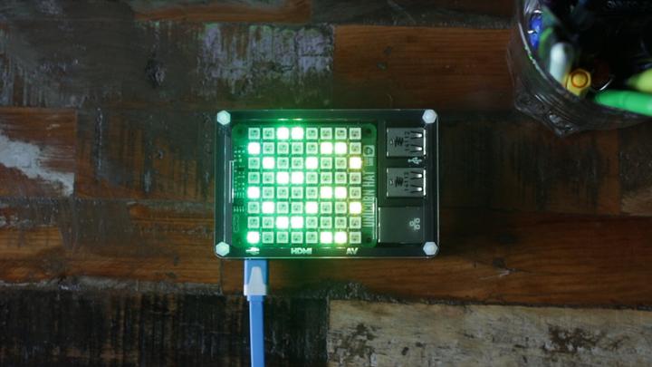 Actual product image Pimoroni Unicorn HAT (HAS)