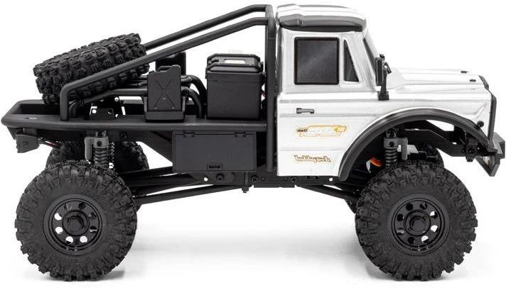 Actual product image Hobbytech Scale Crawler CRX18 Flat Cage 4WD Silver, RTR, 1:18 (RTR Ready-to-Run)