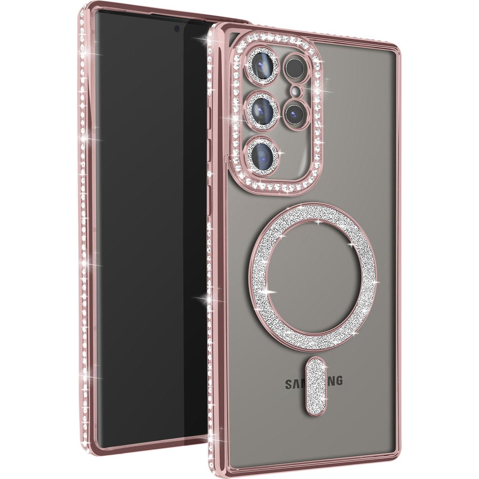 Thumbnail - Avizar Glamor Guard Case (Samsung Galaxy S24 Ultra), Smartphone Hülle, Rosa