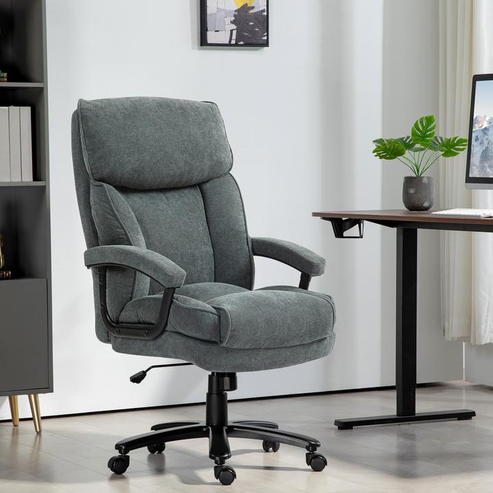 Produktbild Homcom Bürostuhl Polyester Grau