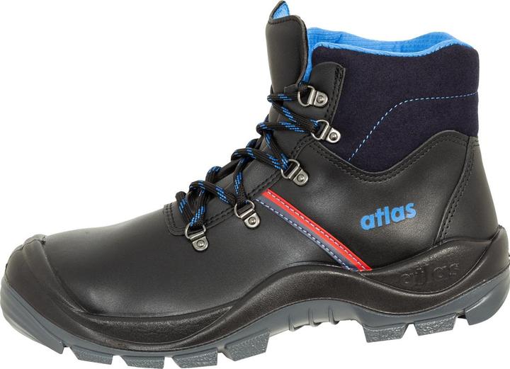 Actual product image Atlas Men's S3 safety shoes "ANATOMIC BAU 500" black size 42 (S3, 42)