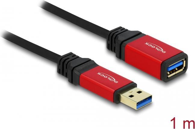 Productafbeelding Delock USB3.0 Premium verlengkabel (1 m, USB 3.2 Gen 1, 4.50 W)