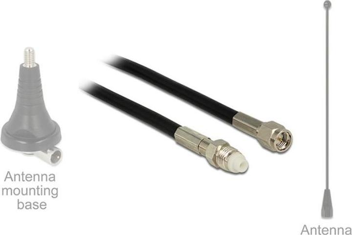 Immagine prodotto Delock Cavo di estensione dell'antenna di banda 400Mhz, 10m (Cavi antenna)