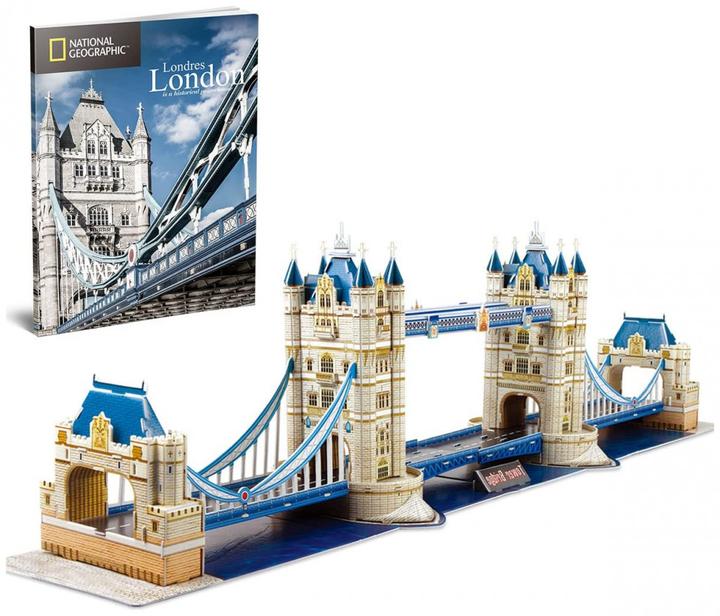 Actual product image Cubicfun 3d Puzzle Tower Bridge (120 pieces)