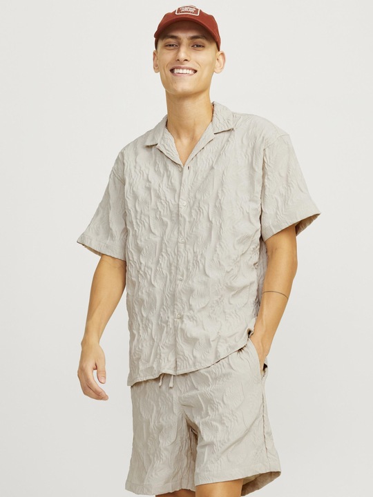 Produktbild Jack & Jones Jorjeff Jacquard Shirt Ss Styd24 (S)