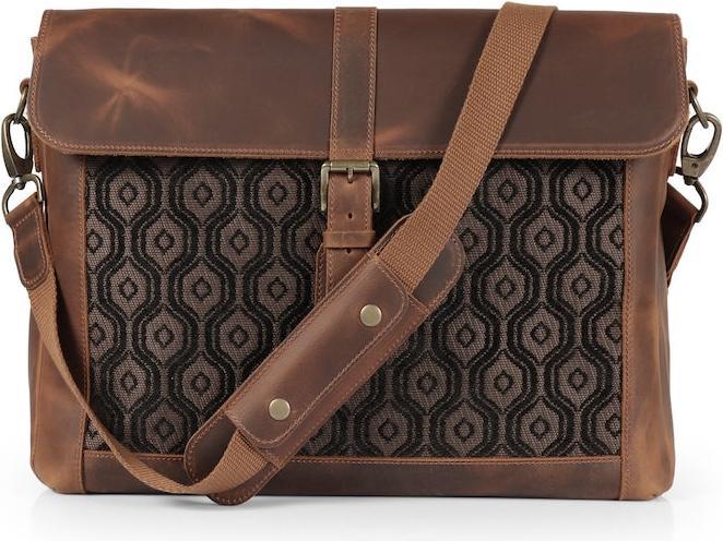 Genuine leather messenger bag, MacBook Pro 15 inch
