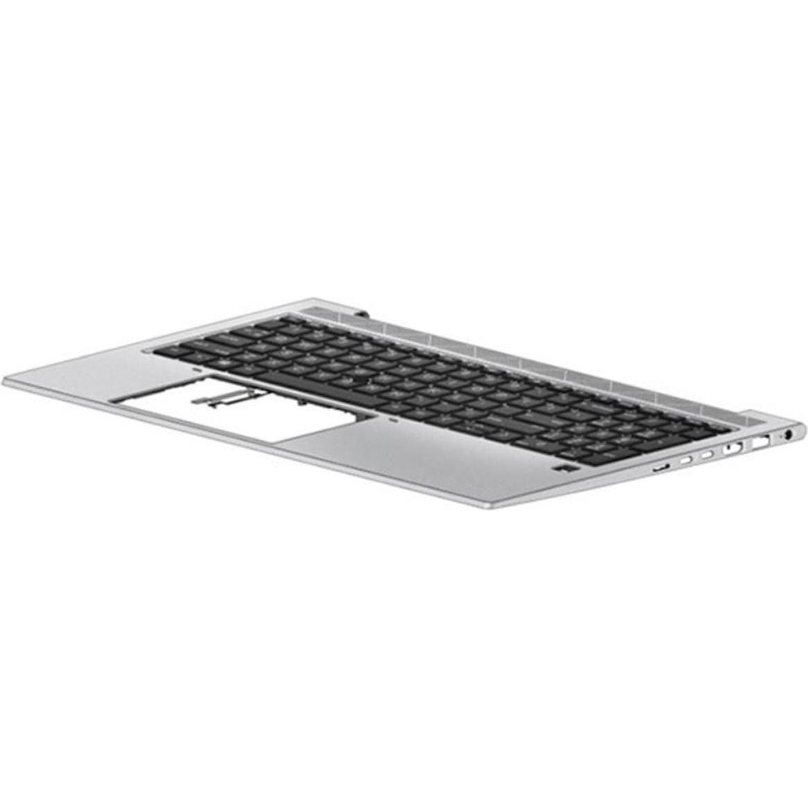 HP Keyboard (ENGLISH) Backlight, Notebook Ersatzteile, Silber