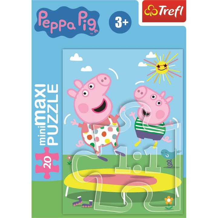Actual product image Trefl Puzzle Peppa Pig: On the trampoline 20 pieces (20 pieces)